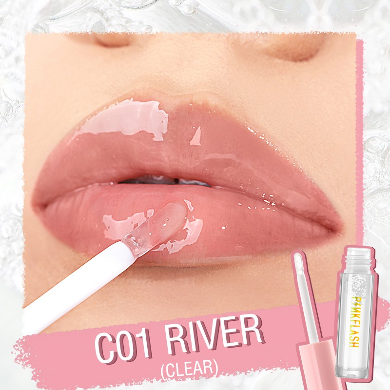 Pinkflash Lasting Glossy Lipgloss - C01