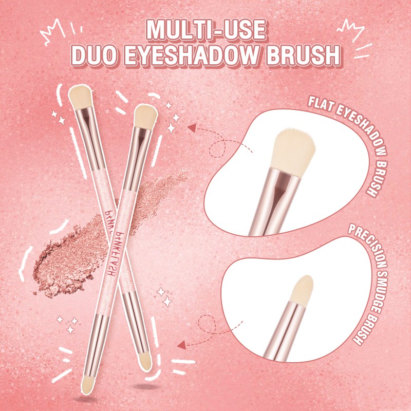 Pinkflash Brush - #2 Double Head Eyeshadow Brush