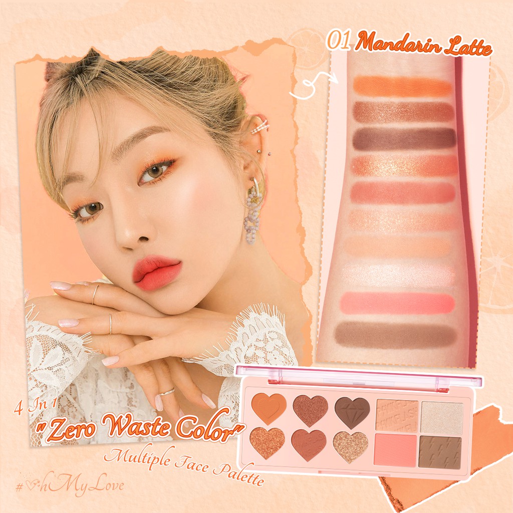 Pinkflash Multi Face Pallet PF-M02 #01 Mandarin Latte