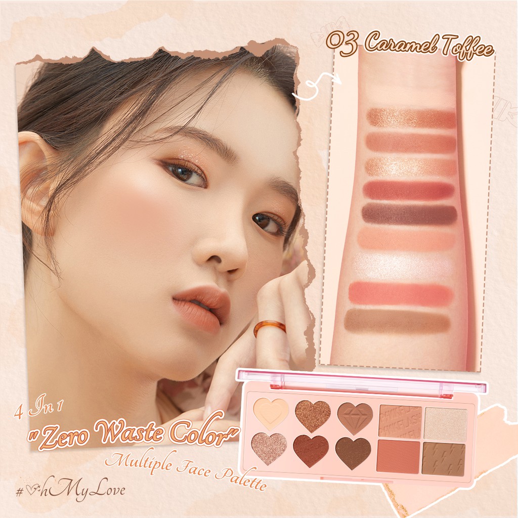 Pinkflash Multi Face Pallet PF-M02 #03 Caramel Toffee