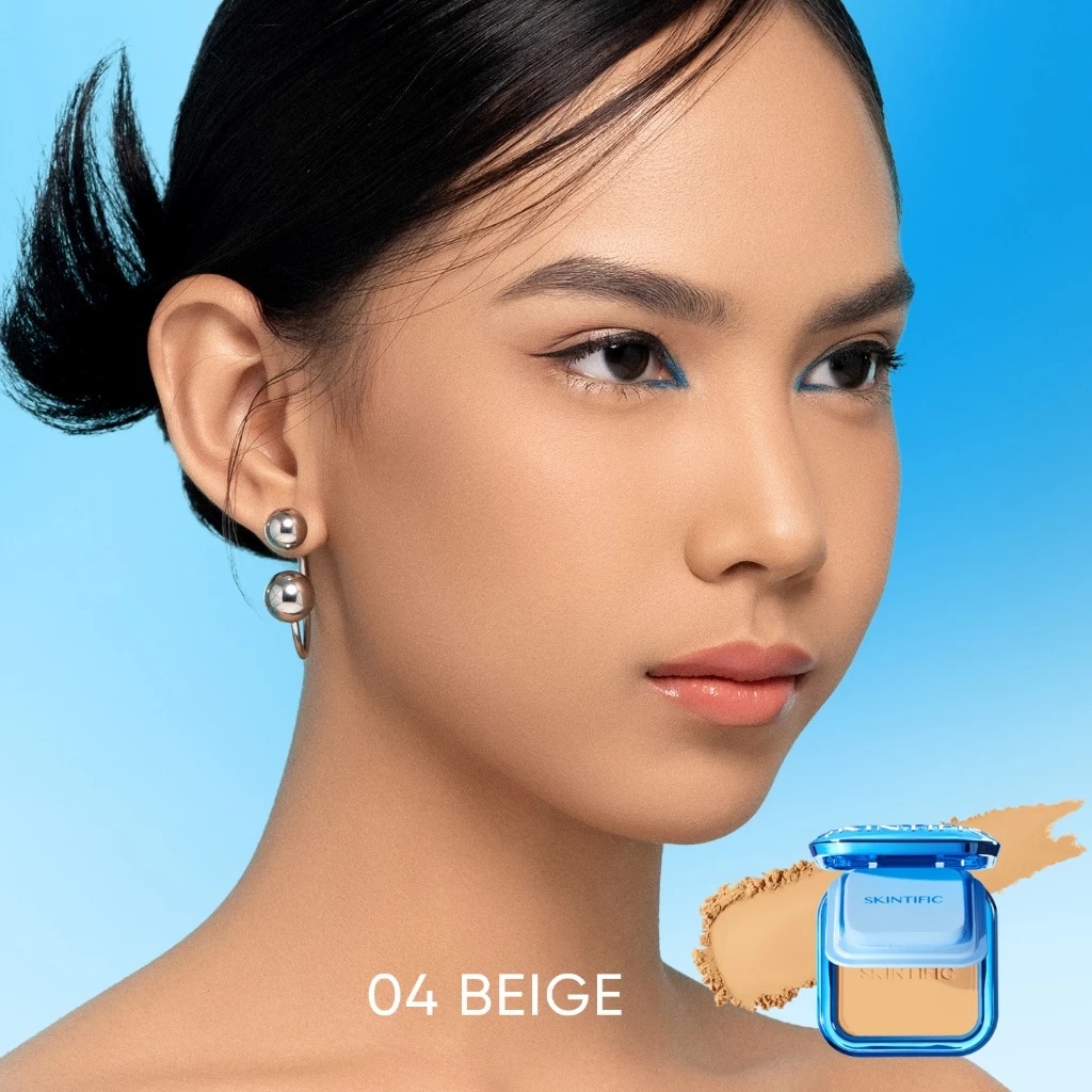 Skintific Ultra Cover Powder Foundation 9gr - 04 Beige