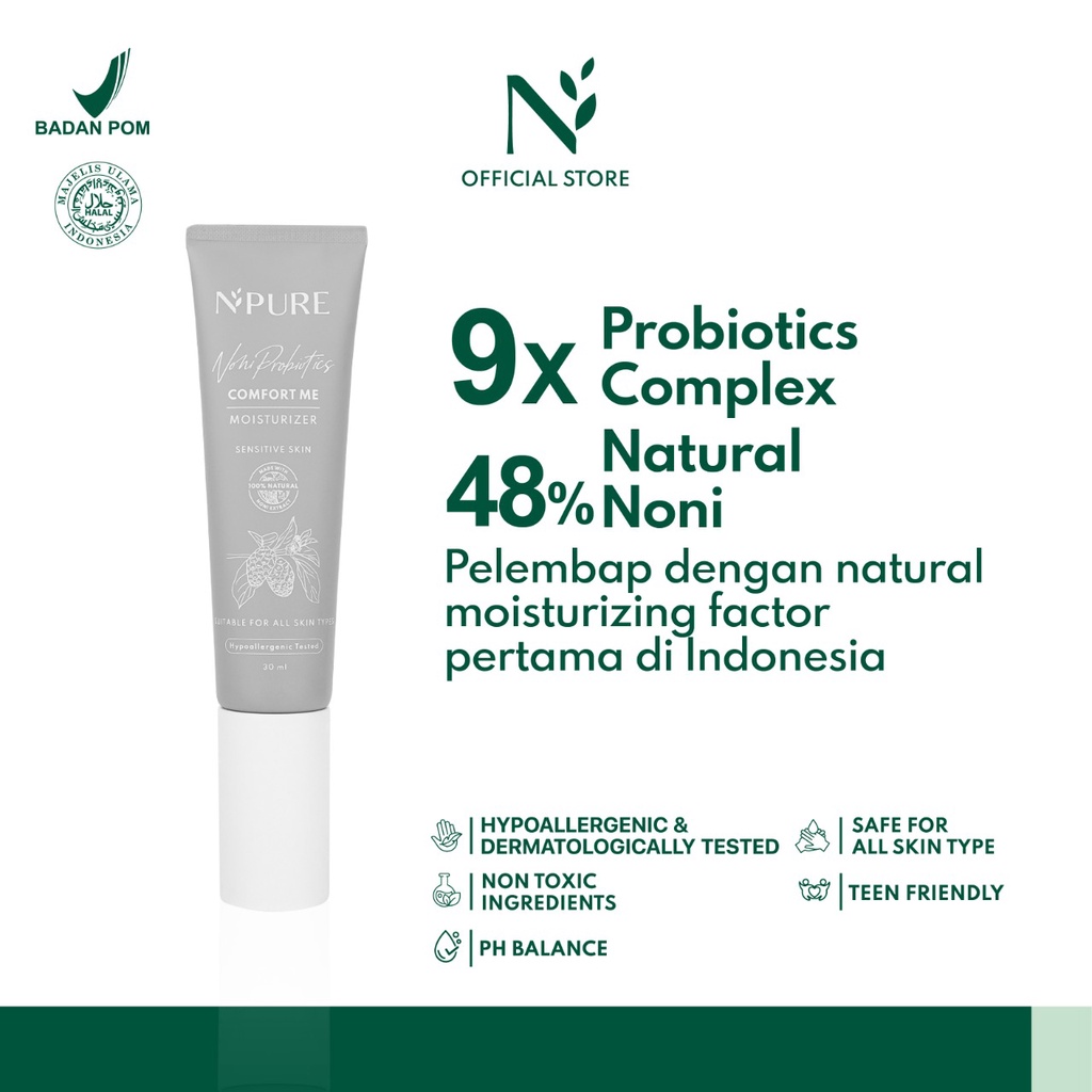 Npure Noni Probiotics Comfort Me Moisturizer 30 ml