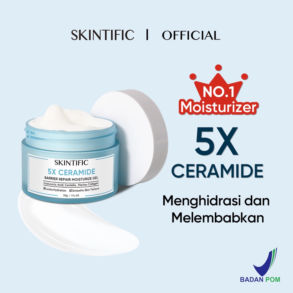 Skintific 5x Ceramide Barrier Repair Moisture Gel 30gr