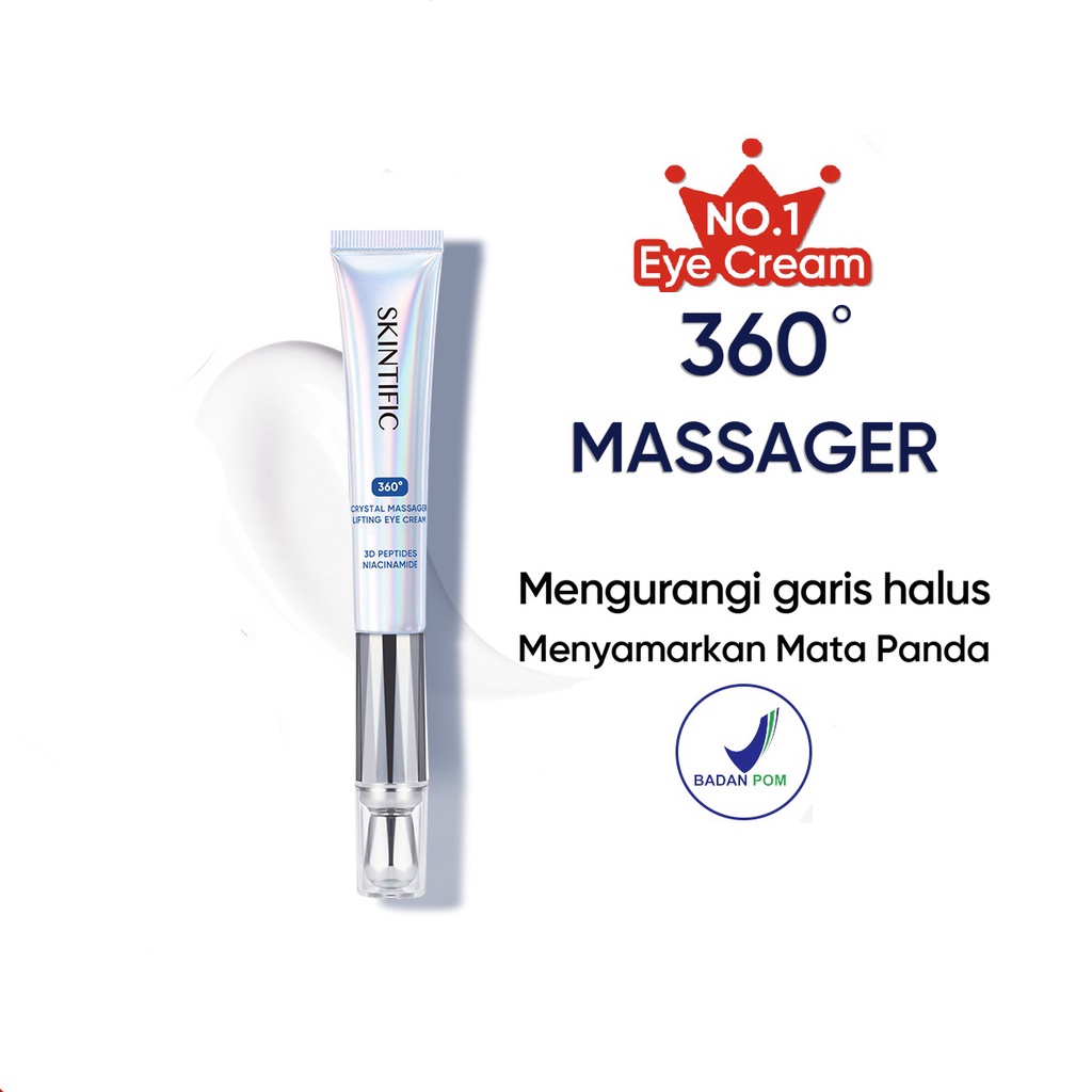 Skintific 360 Crystal Massager Lifting Eye Cream 20gr