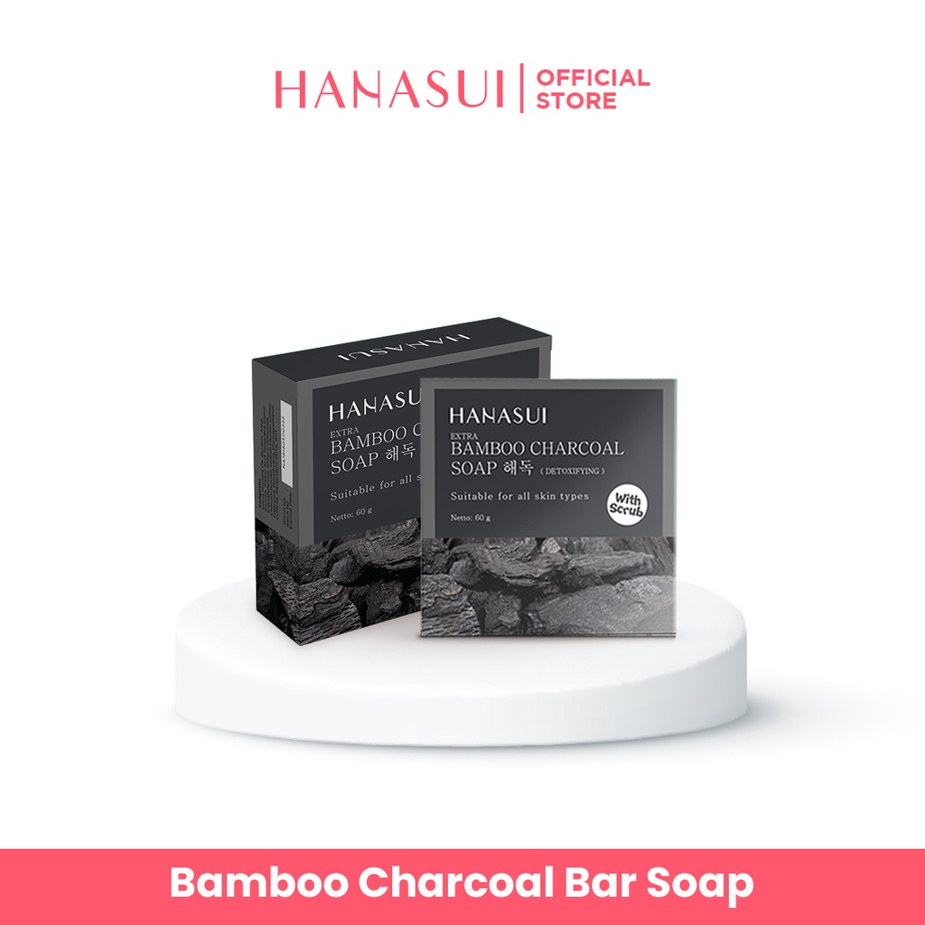 HANASUI Sabun Bamboo Charcoal Soap 60gr