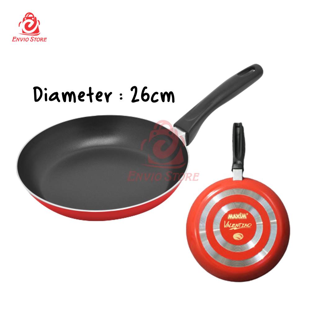 Maspion Maxim Valentino Teflon 26cm (Frypan Anti Lengket)