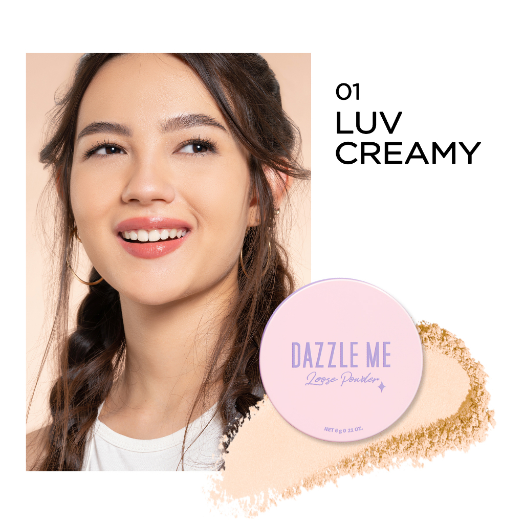 DAZZLE ME Always Setting Loose Powder 01 Luv Creamy