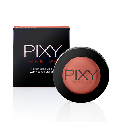 PIXY Twin Blush 01 Pop Terracotta