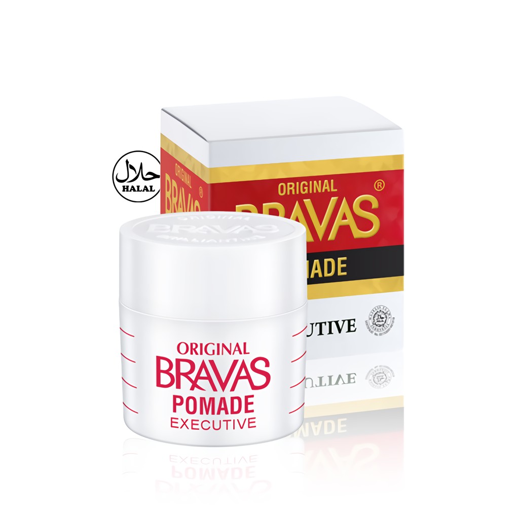 Bravas Pomade Brilliantine Minyak Rambut 80gr - Executive