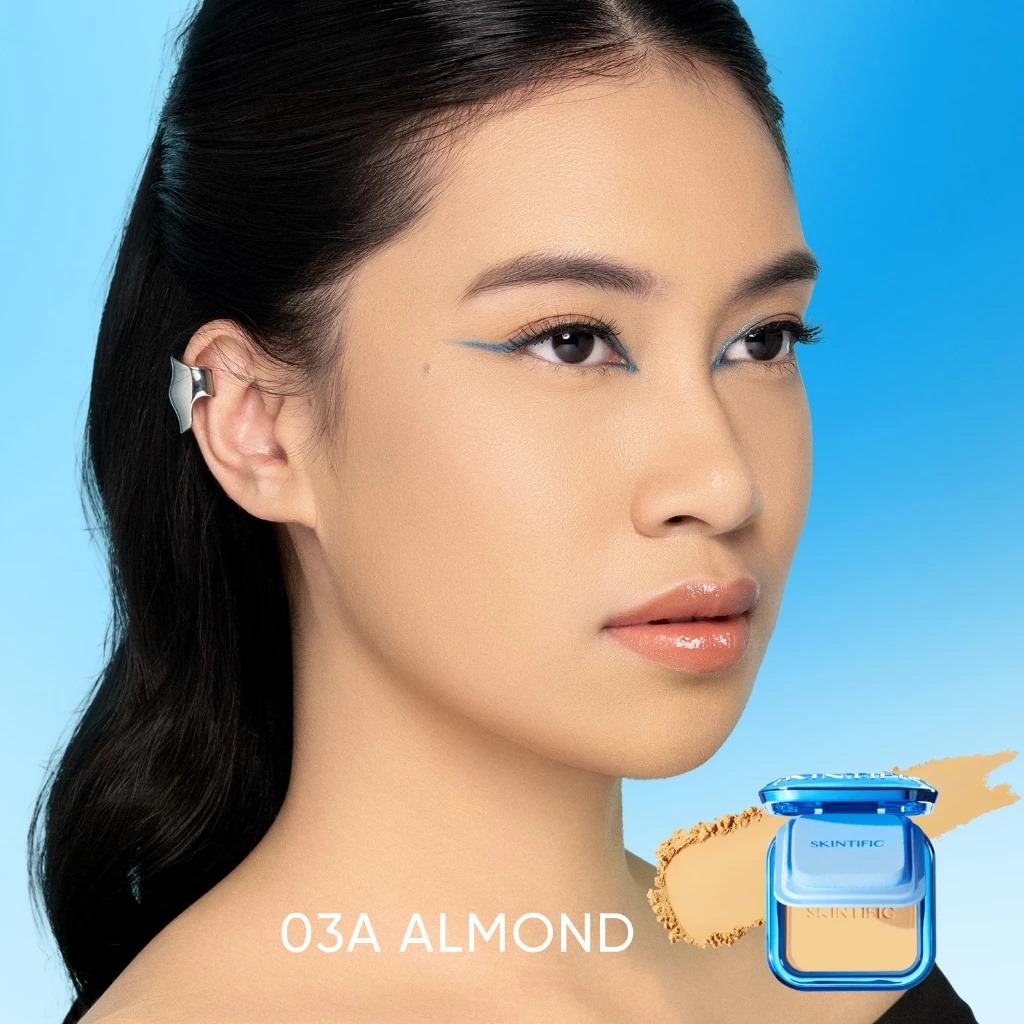 Skintific Ultra Cover Powder Foundation 9gr - 03A Almond
