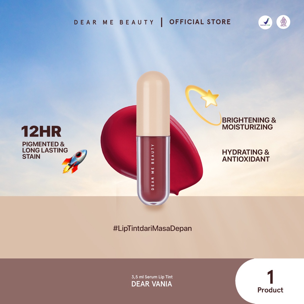 Dear Me Beauty Serum Lip Tint 3,5ml - 03 Dear Vania