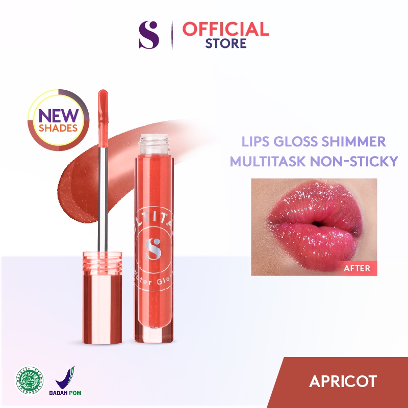 Somethinc Multitask Water Gloss (Lip Gloss) - Apricot