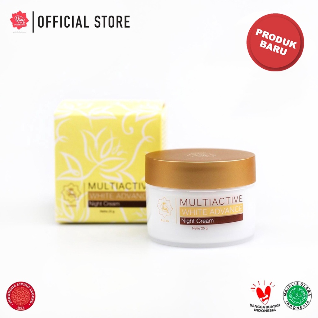 Viva Queen White Multiactive Advance Night Cream 25gr
