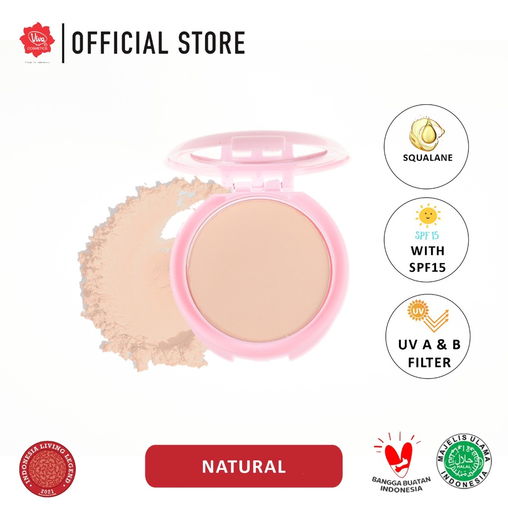 Viva Bright Beauty Compact Powder SPF15 - 2 Natural