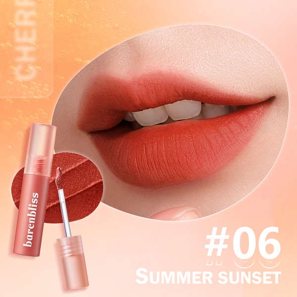 BNB Barenbliss Cherry Makes Cheerful Lip Velvet - 06 Summer Sunset
