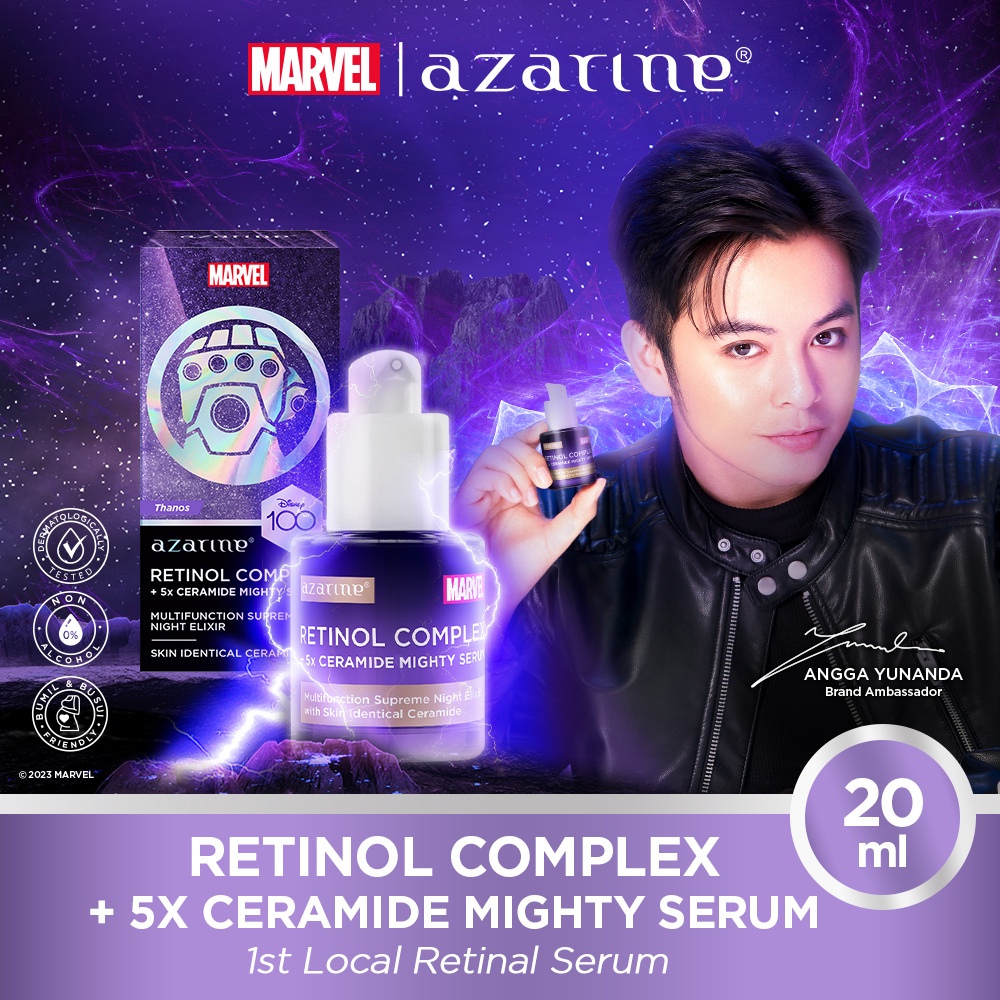 Azarine x Marvel Retinol Complex + 5x Ceramide Mighty Serum 20ml