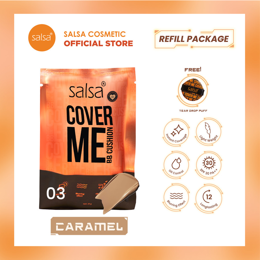 Salsa Cover Me BB Cushion REFILL - Caramel