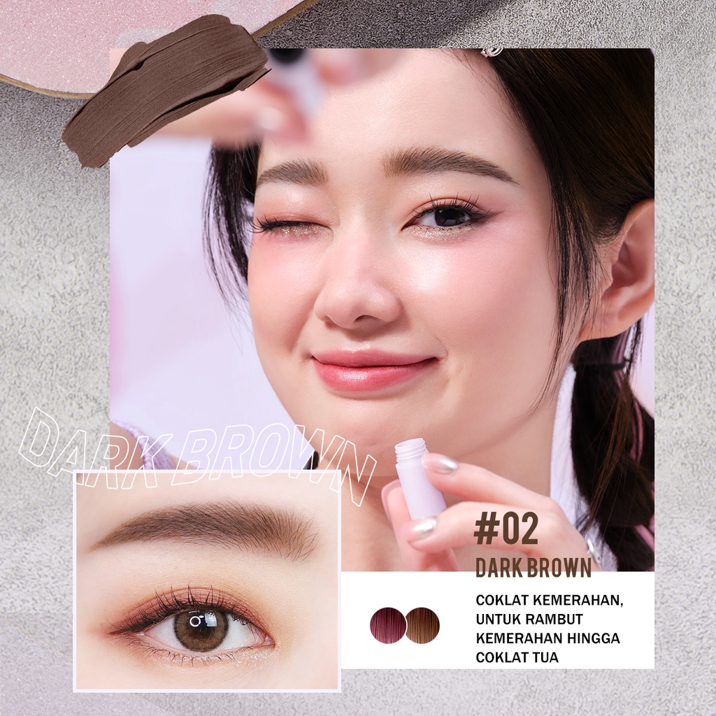 BNB Barenbliss Like a Pro Shockproof Durabrow Pomade - 02 Dark Brown