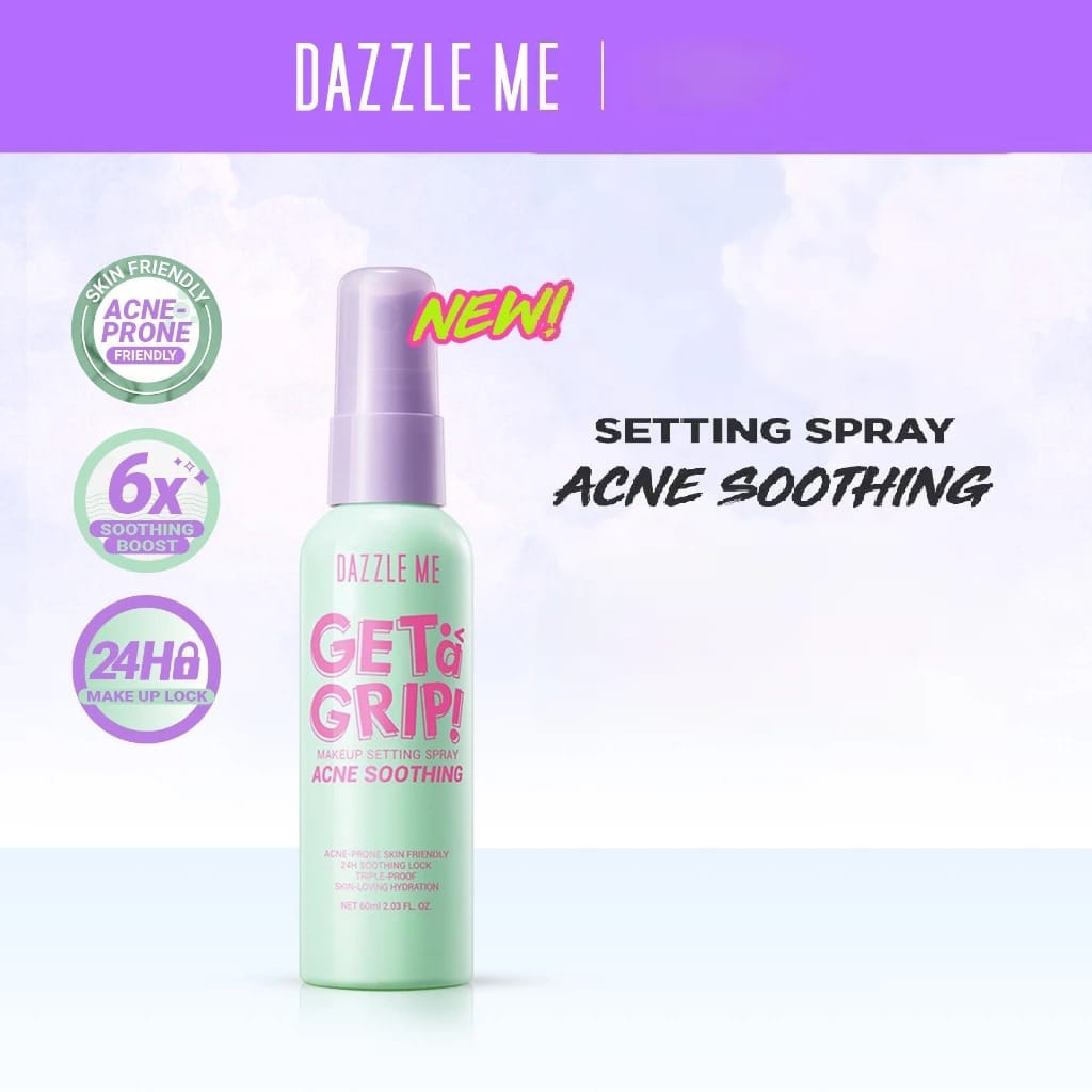 Dazzle Me Get a Grip! Makeup Setting Spray Acne Soothing 60ml (TOSCA)