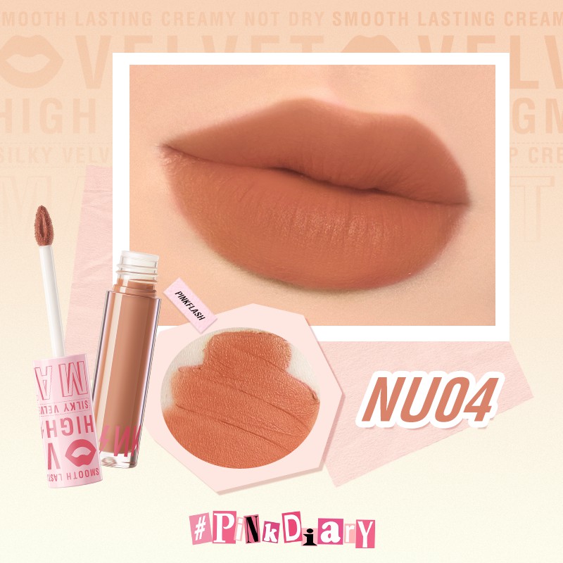 Pinkflash Silky Velvet Lip Cream PF-L04 - NU04