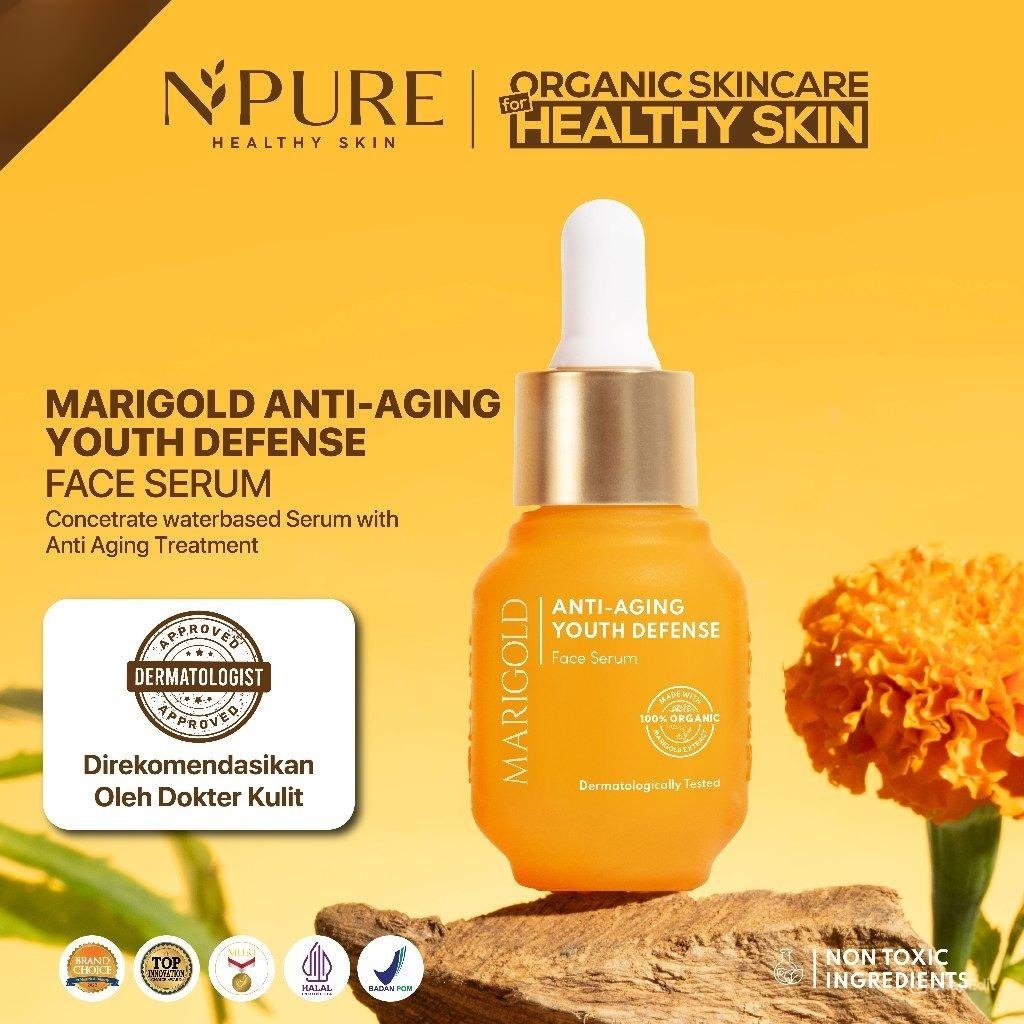 Npure Marigold anti-Aging Youth Defense Face Serum 20ml