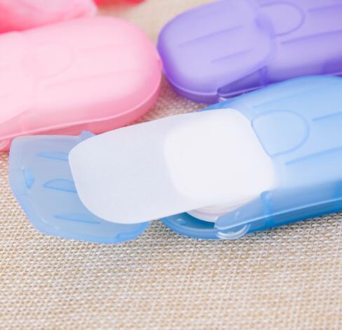 Sabun Kertas Mini Travelling - Hand Washing Tablet Travel Carry Toilet Soap Paper