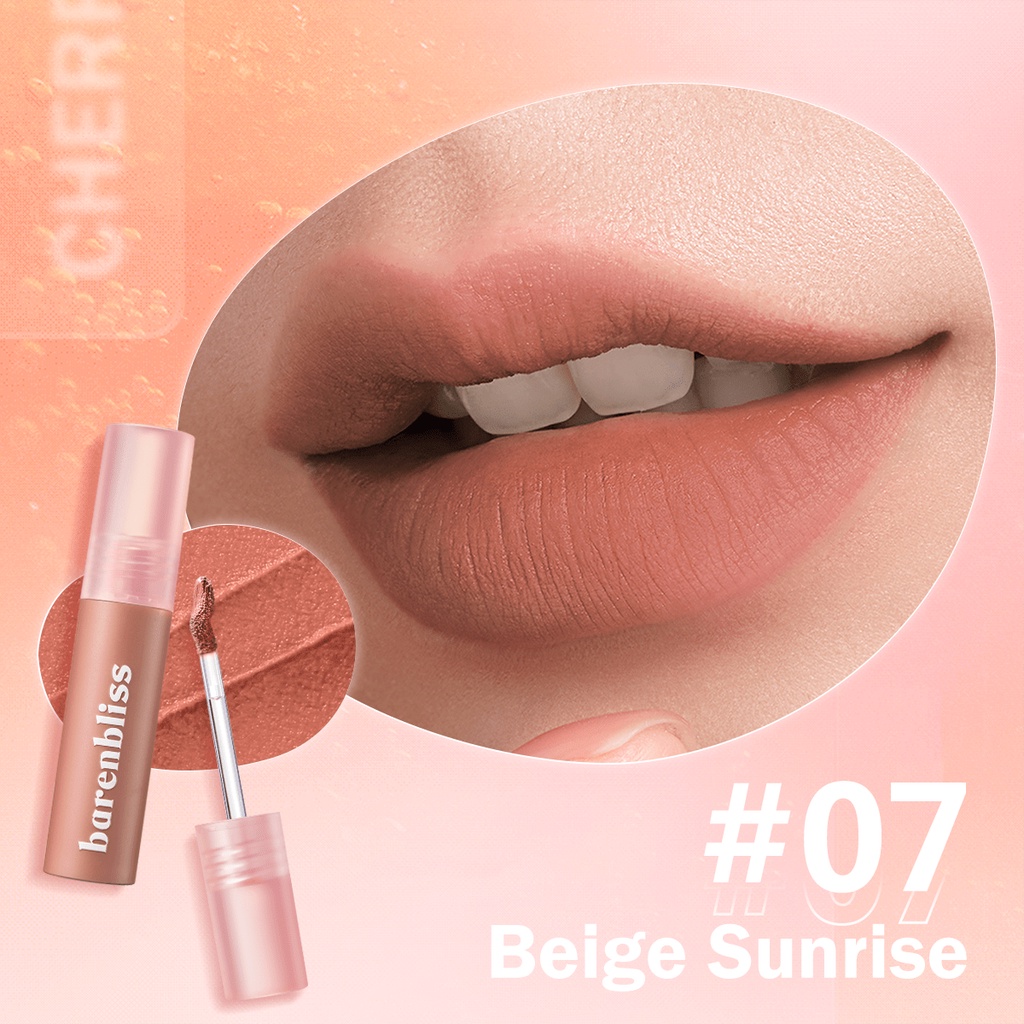 BNB Barenbliss Cherry Makes Cheerful Lip Velvet - 07 Beige Sunrise