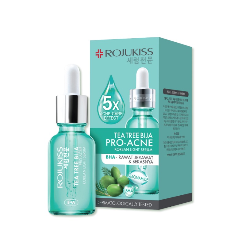 Rojukiss Korean Light Serum 30ml - Tea Tree Bija Pro Acne Serum