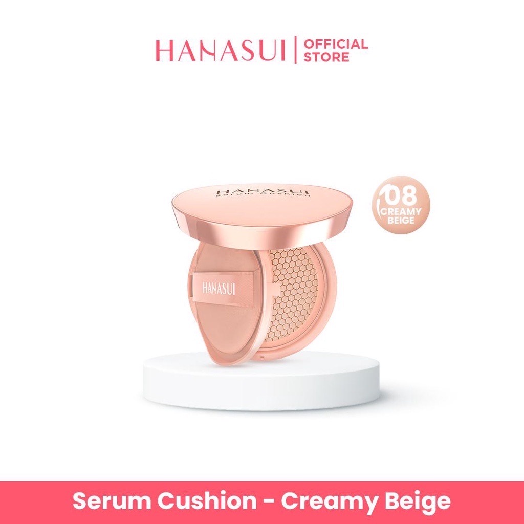 Hanasui Serum Cushion 15gr - 08 Creamy Beige