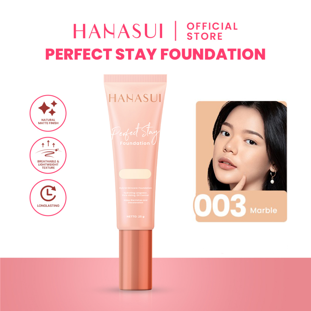 Hanasui Perfect Stay Foundation 25gr - 03 Marble