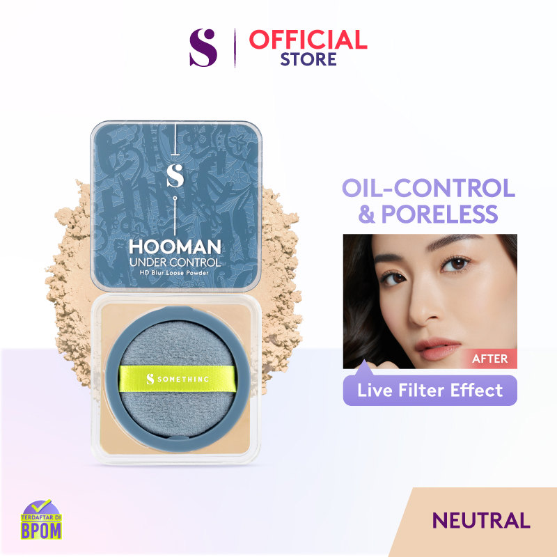Somethinc Hooman Under Control HD Blur Loose Powder 13gr - Neutral