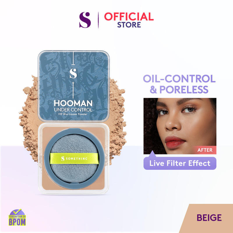Somethinc Hooman Under Control HD Blur Loose Powder 13gr - Beige