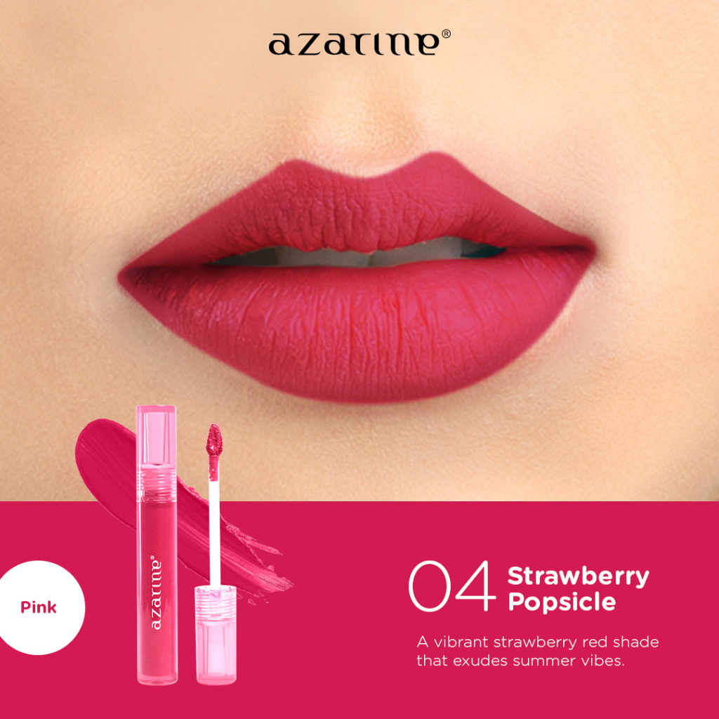 Azarine Velvety Lippie Cream - Strawberry Popsicle