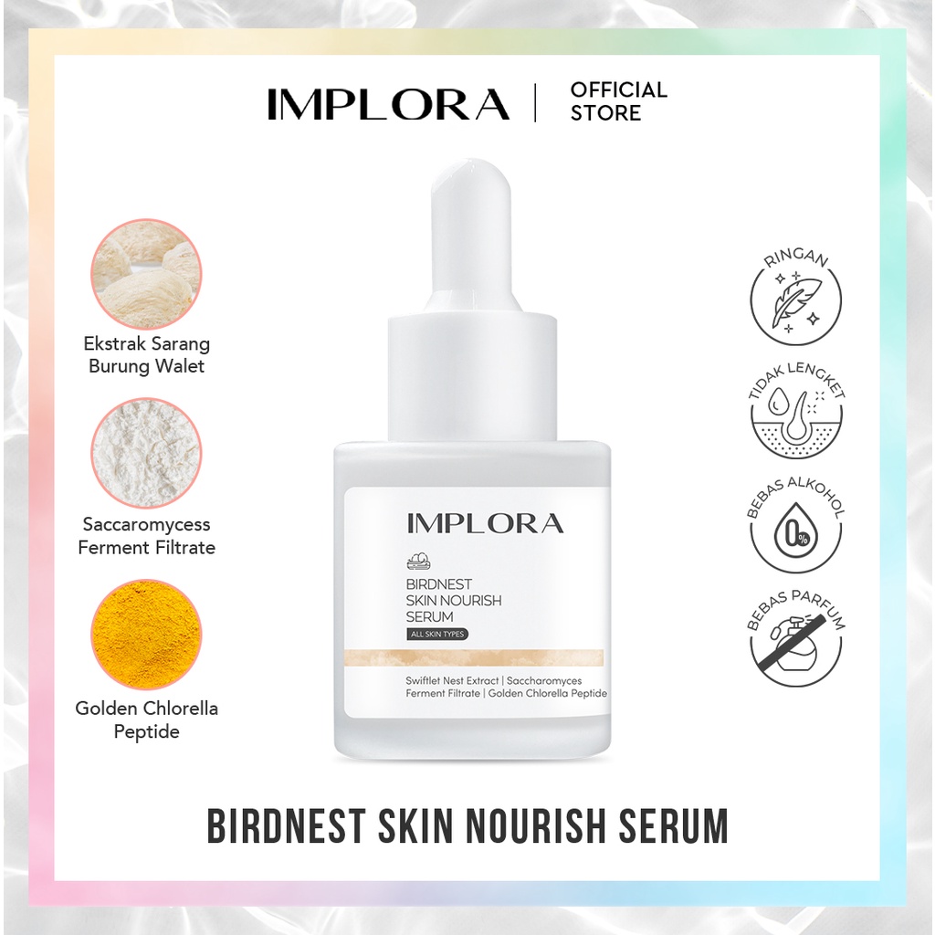 Implora Birdnest Skin Nourish Serum 20ml