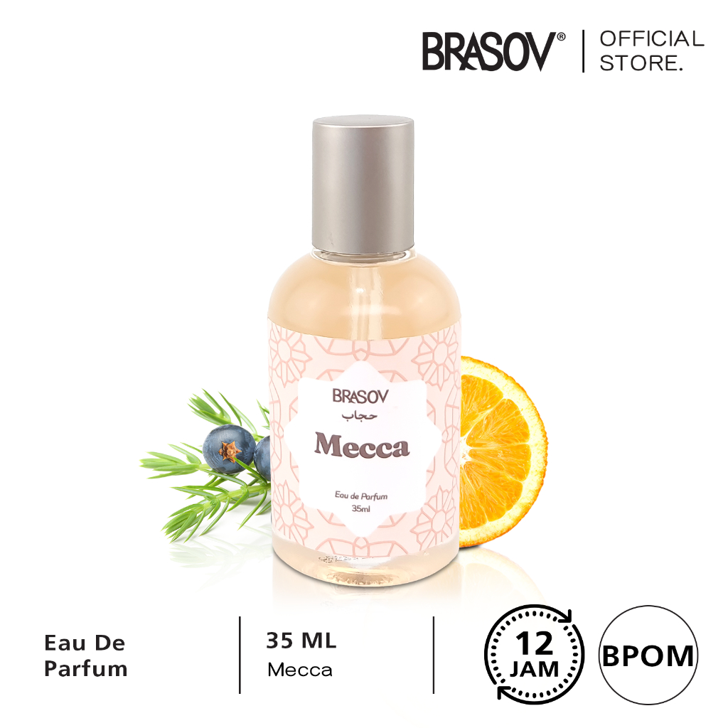 Brasov Hijab Parfum EDP 35ml - Orange Mecca (Fruity/Citrus)