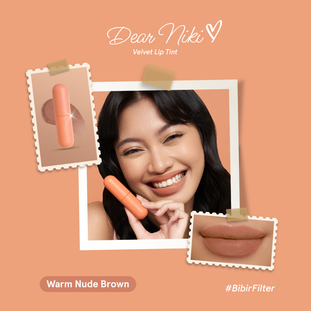 Dear Me Beauty Velvet Lip Tint 3,5ml - Dear Niki (Warm Nude)