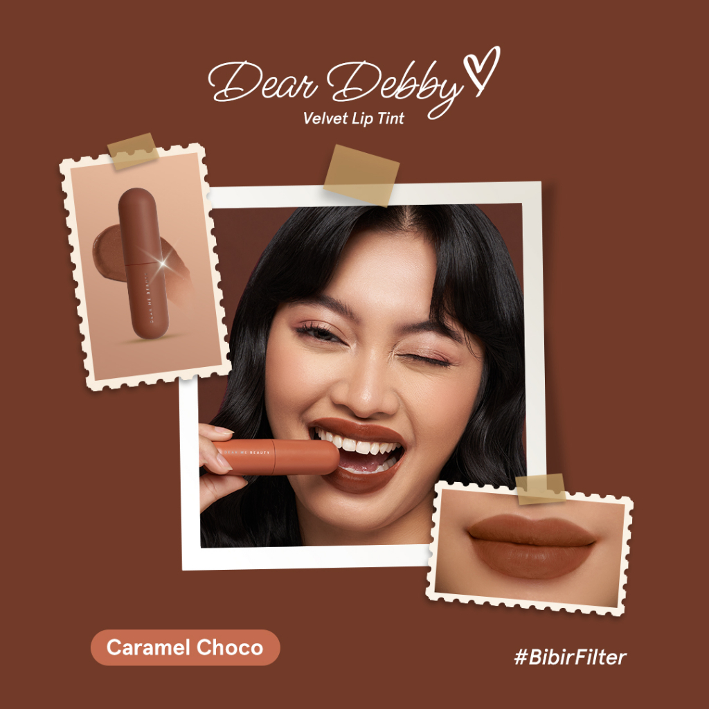 Dear Me Beauty Velvet Lip Tint 3,5ml - Dear Debby (Caramel Choco)