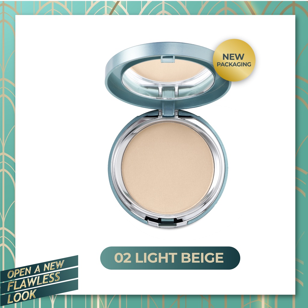 Wardah Exclusive Two Way Cake SPF 15 - 02 Light Beige 12g