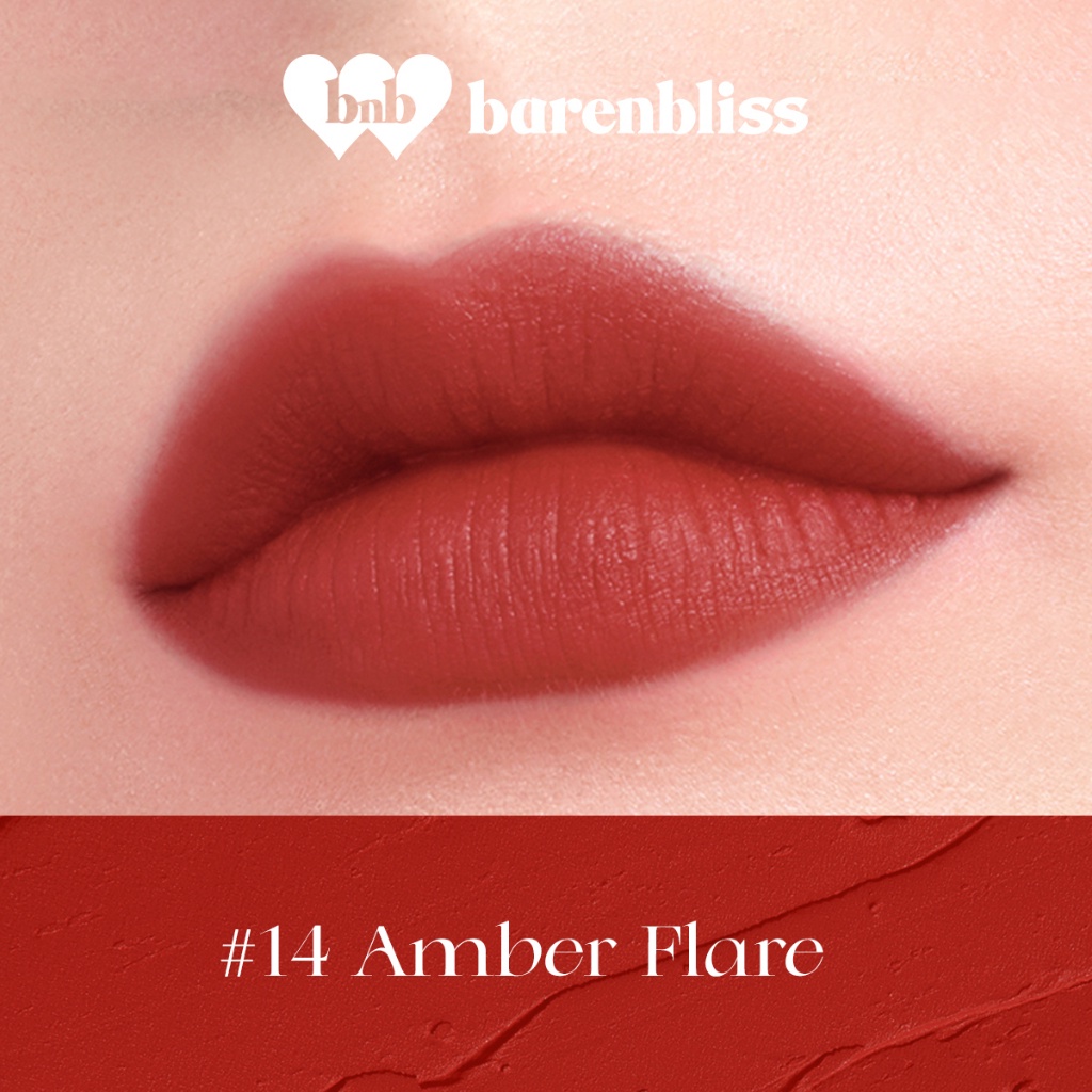 BNB Barenbliss Cherry Makes Cheerful Lip Velvet - 14 Amber Flare