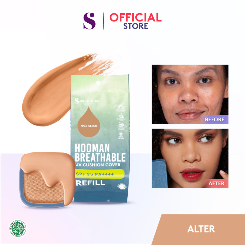 Somethinc Hooman Breathable UV Cushion SPF35 PA++++ REFILL - Alter (Cushion Matte)