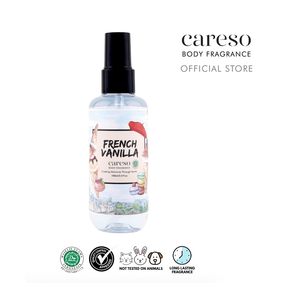 Careso Body Fragrance 100ml - French Vanilla