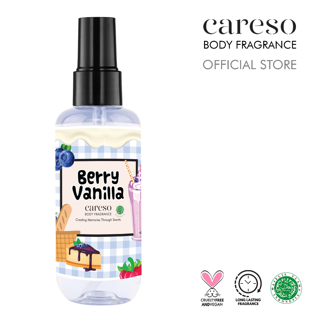 Careso Body Fragrance 100ml - Berry Vanilla *