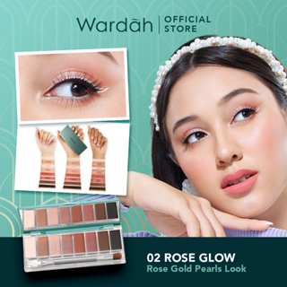 Wardah Exclusive Eyeshadow Pallete - 02 Rose Glow