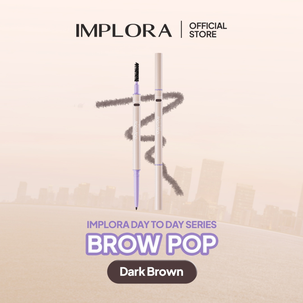 Implora Day to Day Series Brow Pop - Dark Brown
