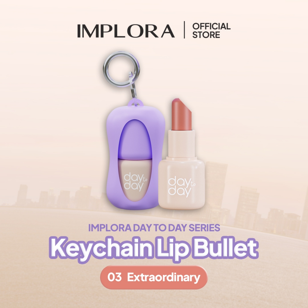 Implora Day to Day Series Key Chain Lip Bullet - 03 Extraordinary