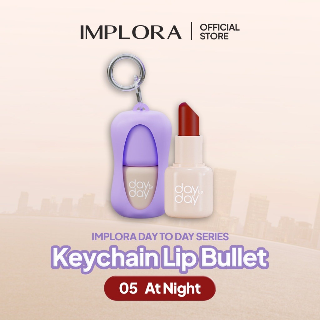Implora Day to Day Series Key Chain Lip Bullet - 05 At Night