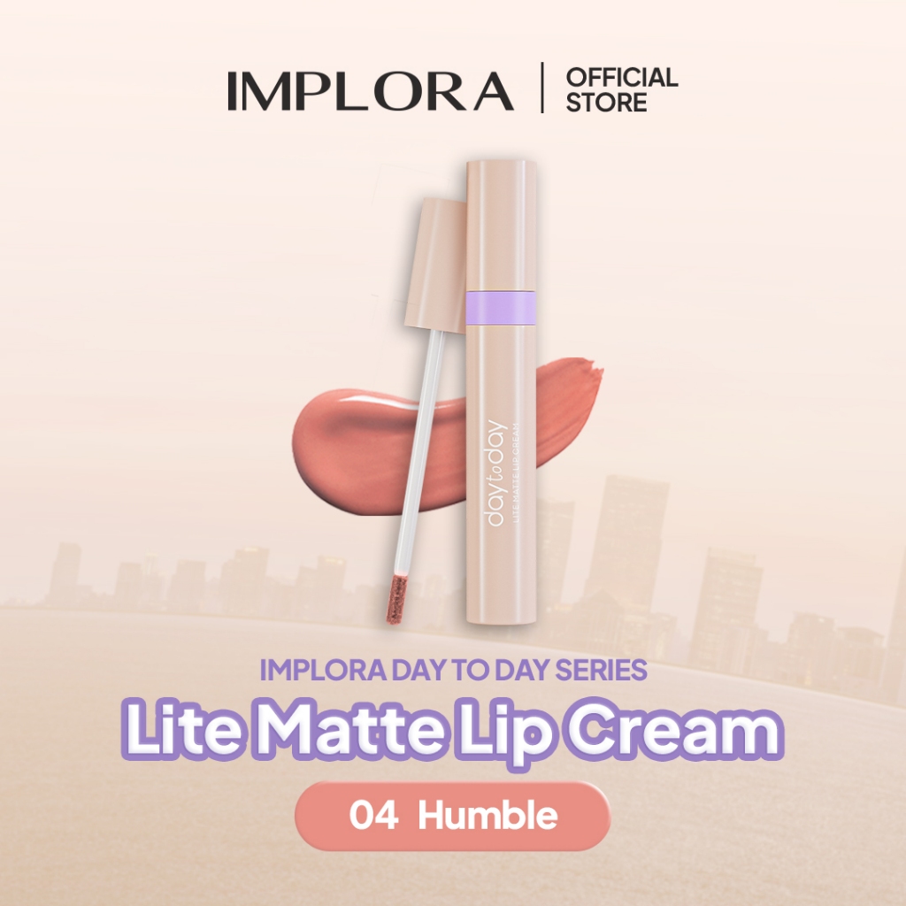 Implora Day to Day Series Lite Matte Lip Cream - 04 Humble