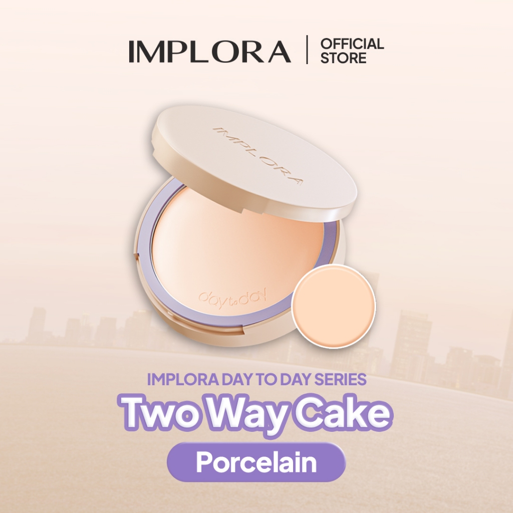 Implora Day to Day Series Two Way Cake - 01 Porcelain