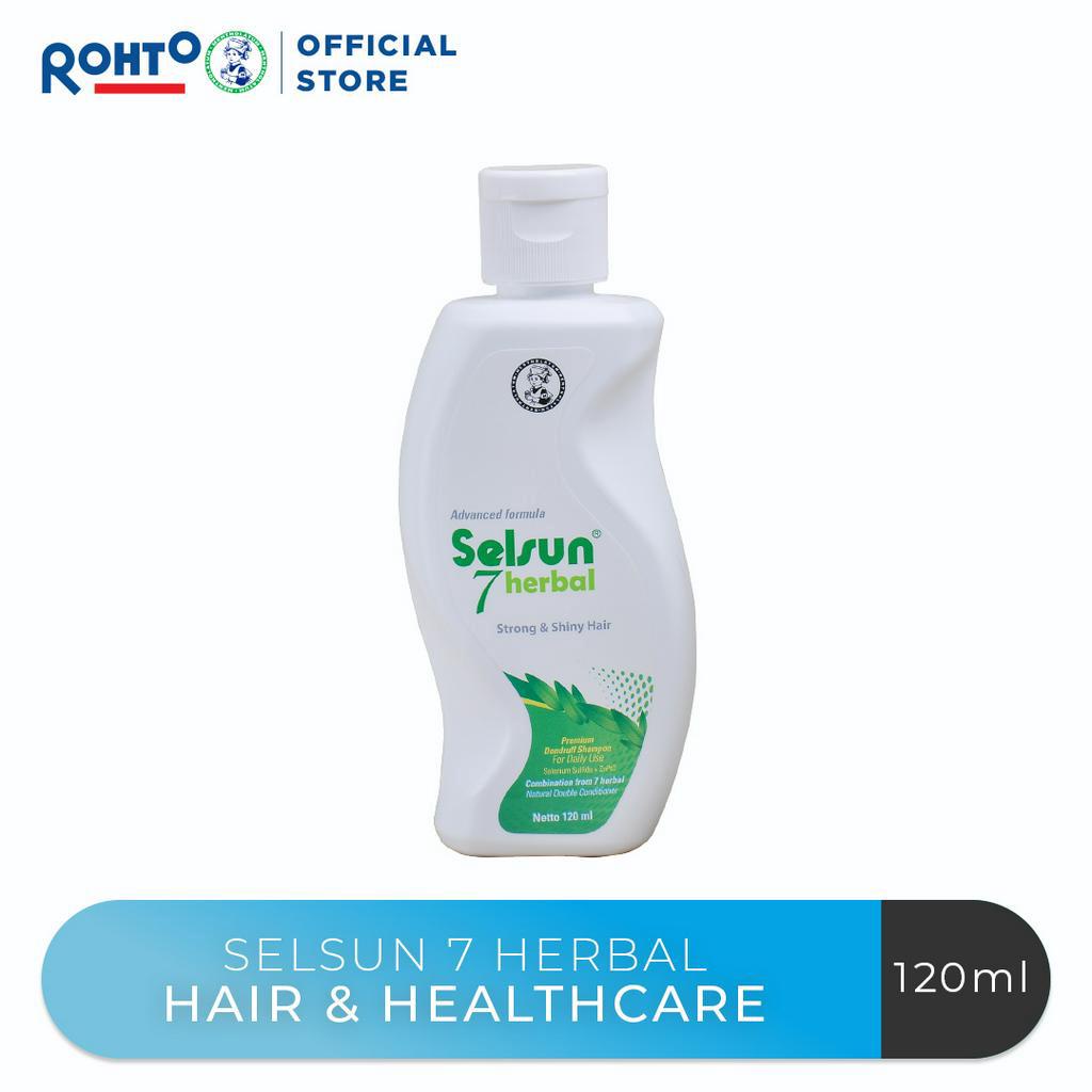 Selsun 7 Herbal Premium Dandruff Shampoo 120ml - Strong & Shiny Hair