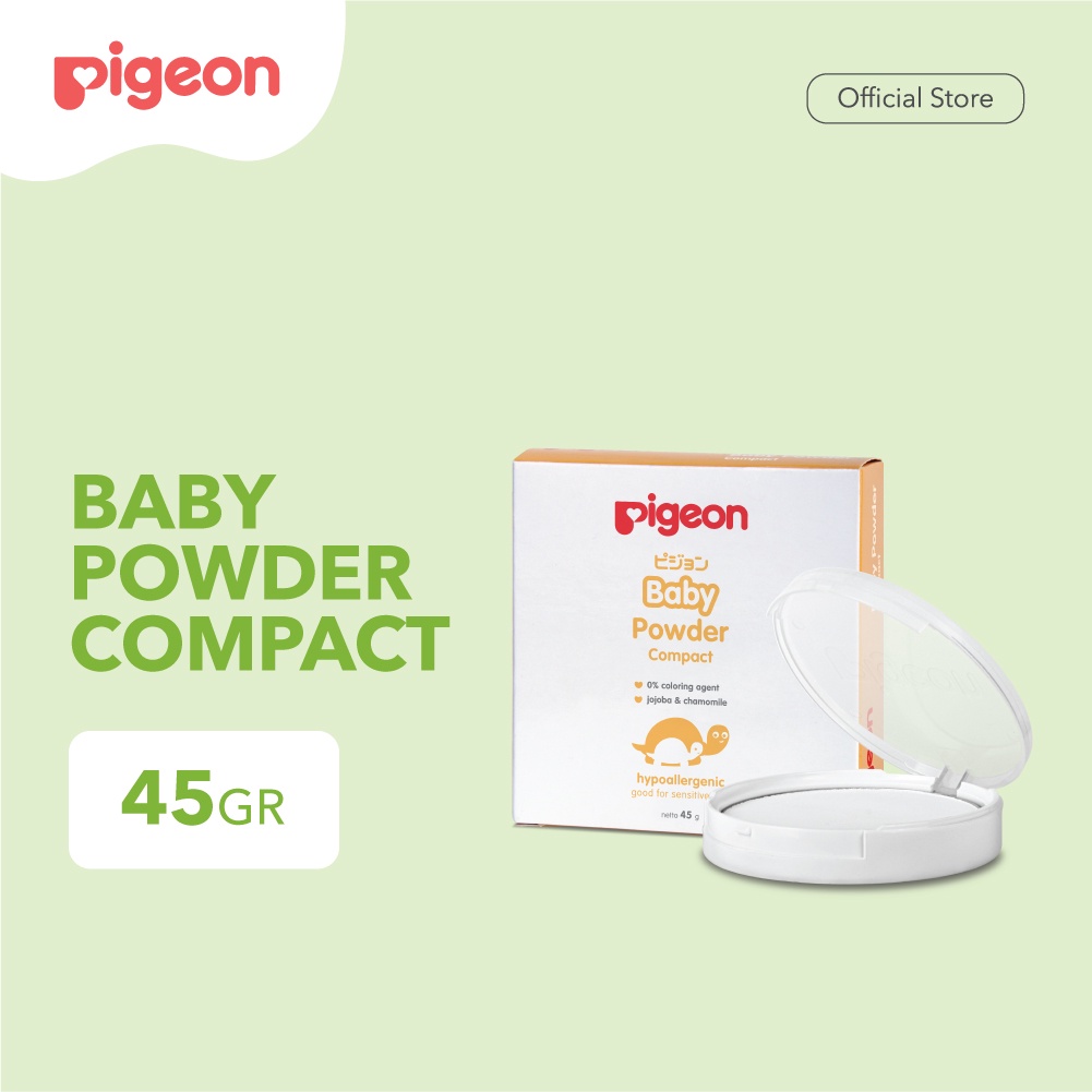Pigeon Baby Compact Powder FULLSIZE - Cake Chamomile 45gr